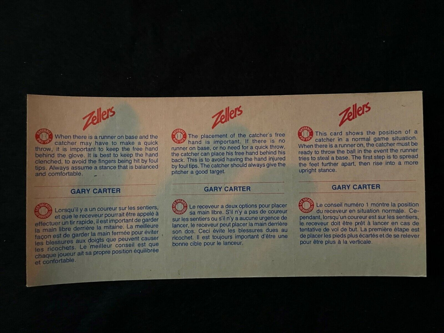 1982 Montreal Expos Panels - Zellers