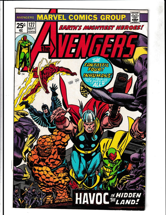 Avengers #127 (1974) 1st App of Ultron-7 Marvel Comics