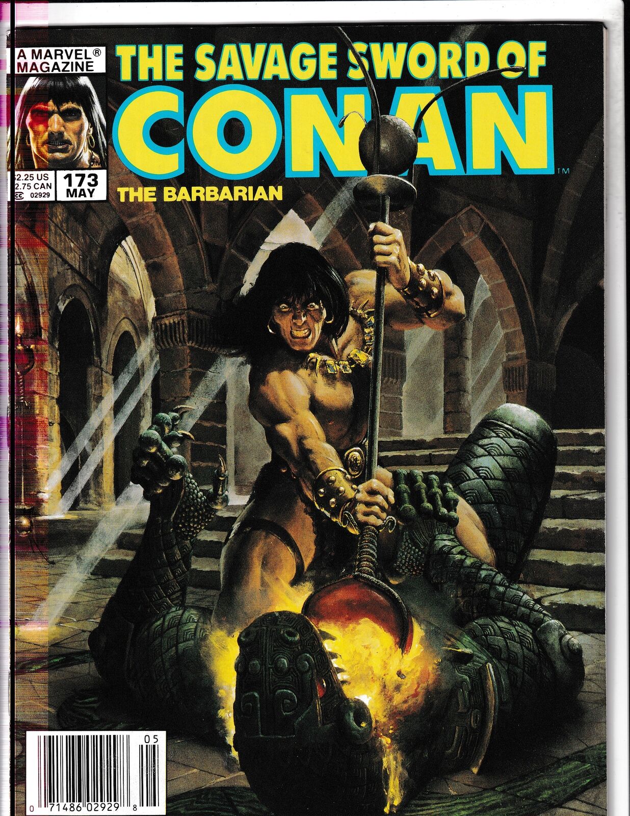 Savage Sword of Conan #173 (1990) Curtis/Marvel Comics