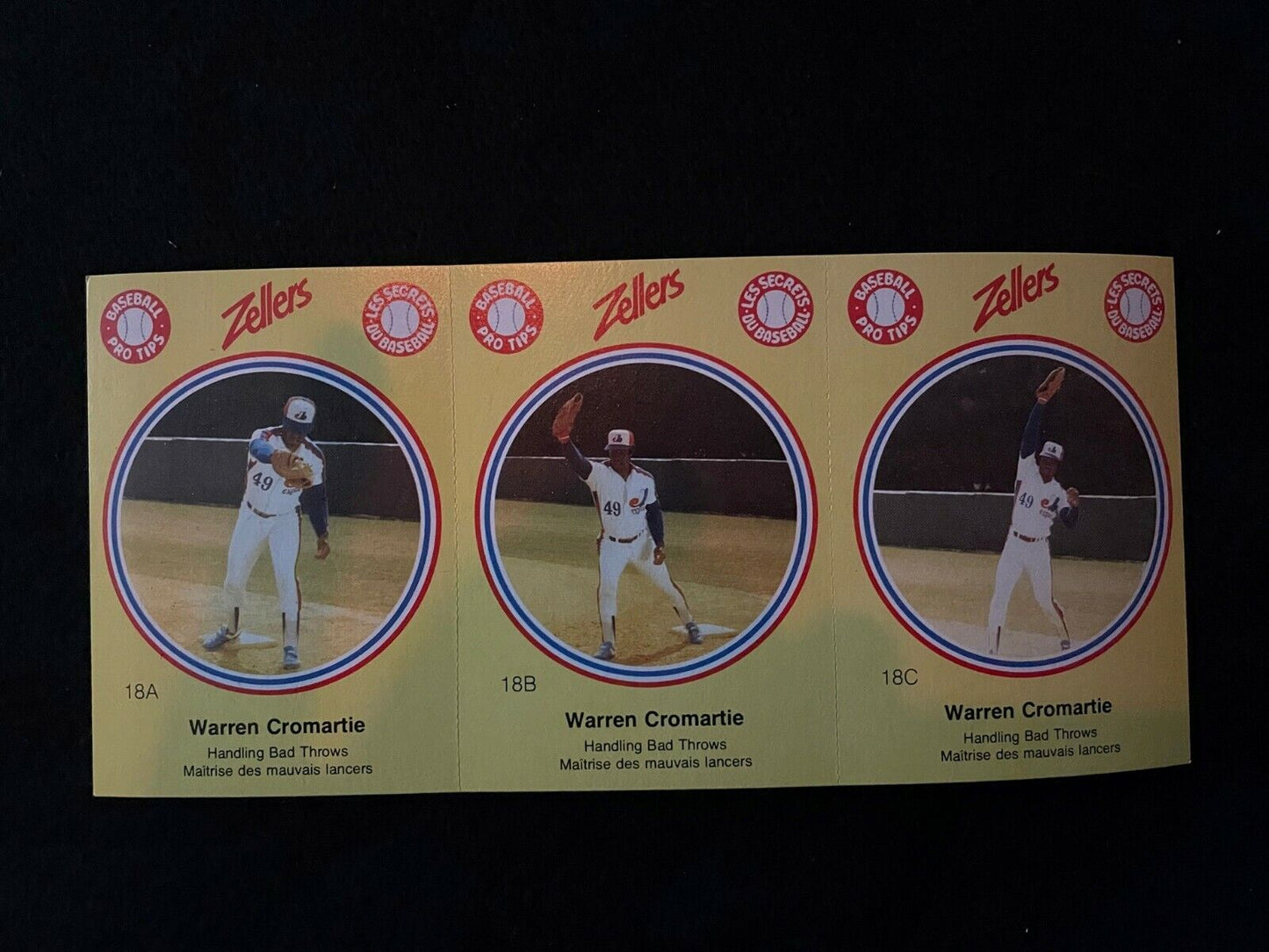 1982 Montreal Expos Panels - Zellers