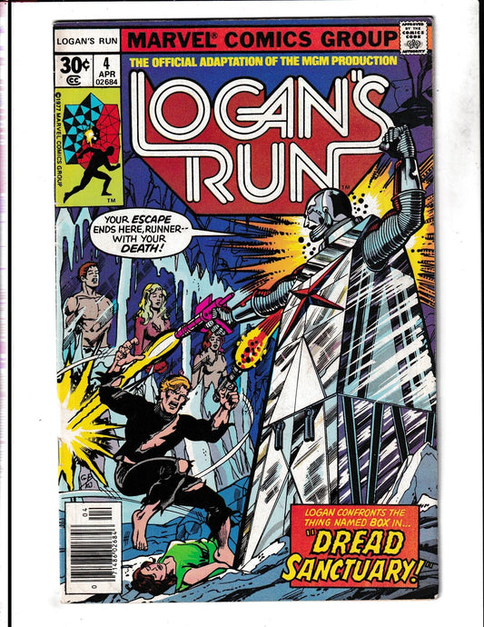 Logan's Run #4 (1977) Marvel Comics