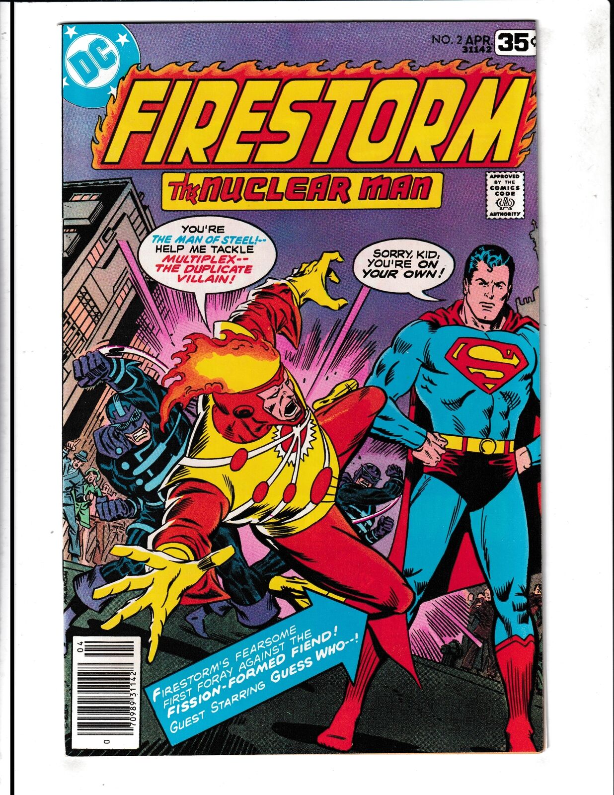 Firestorm the Nuclear Man #2 (1978) First App and Origin of Multiplex DC Comics