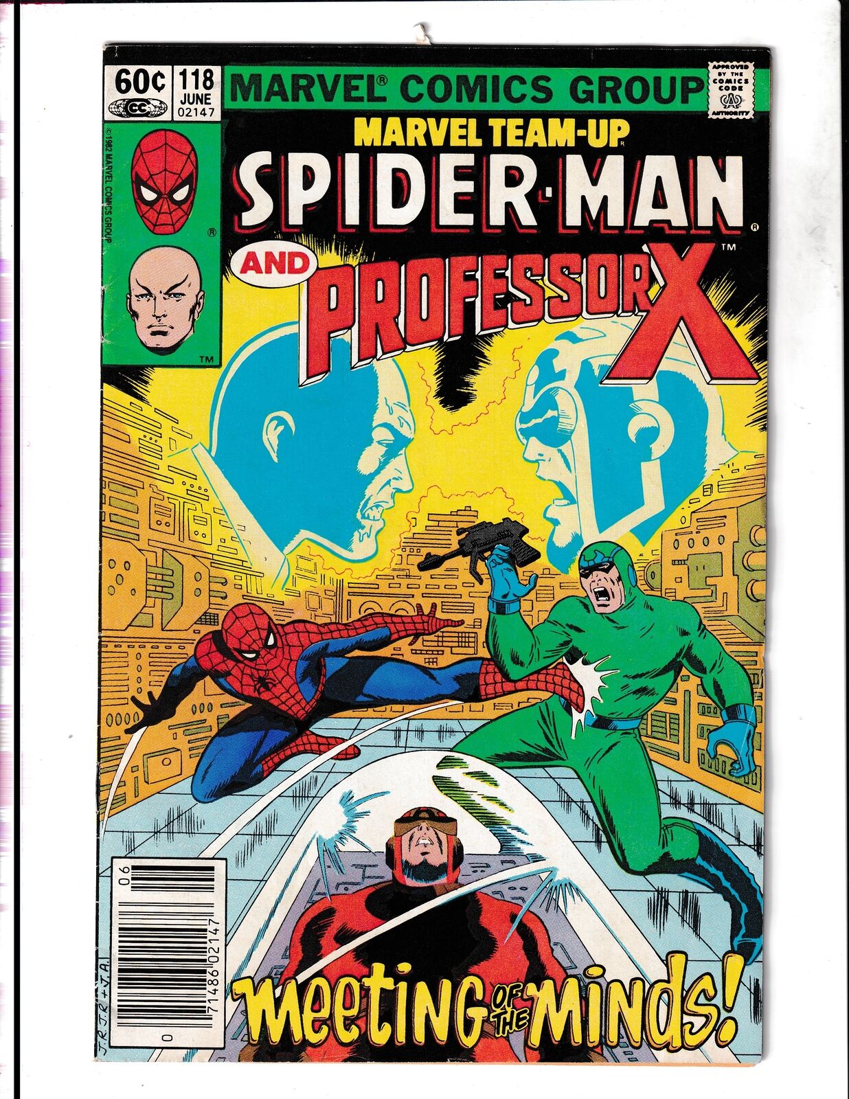 Marvel Team-Up #118 (1982) Spider-Man & Professor X Marvel Comics