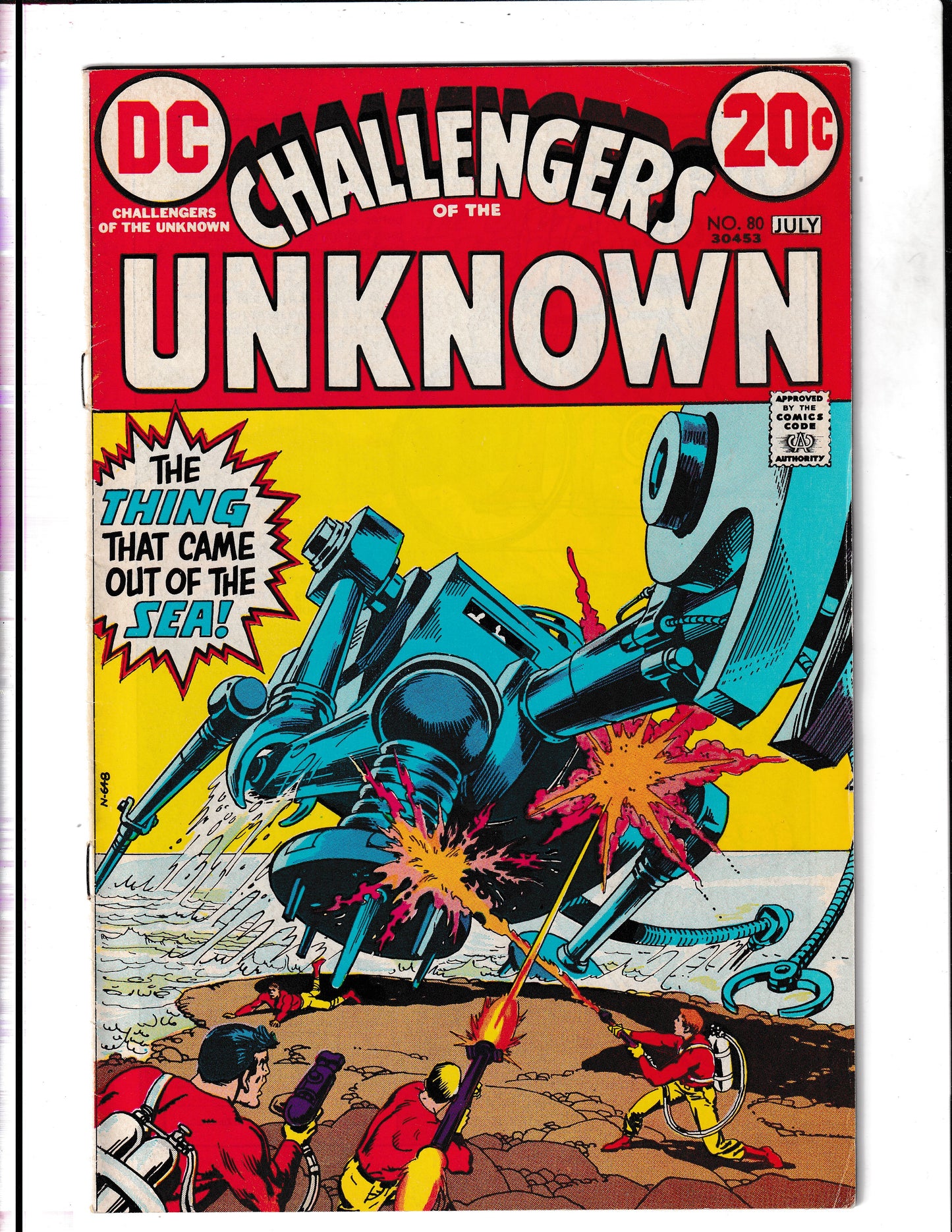 Challengers of the Unknown #80 (1973) DC Comics