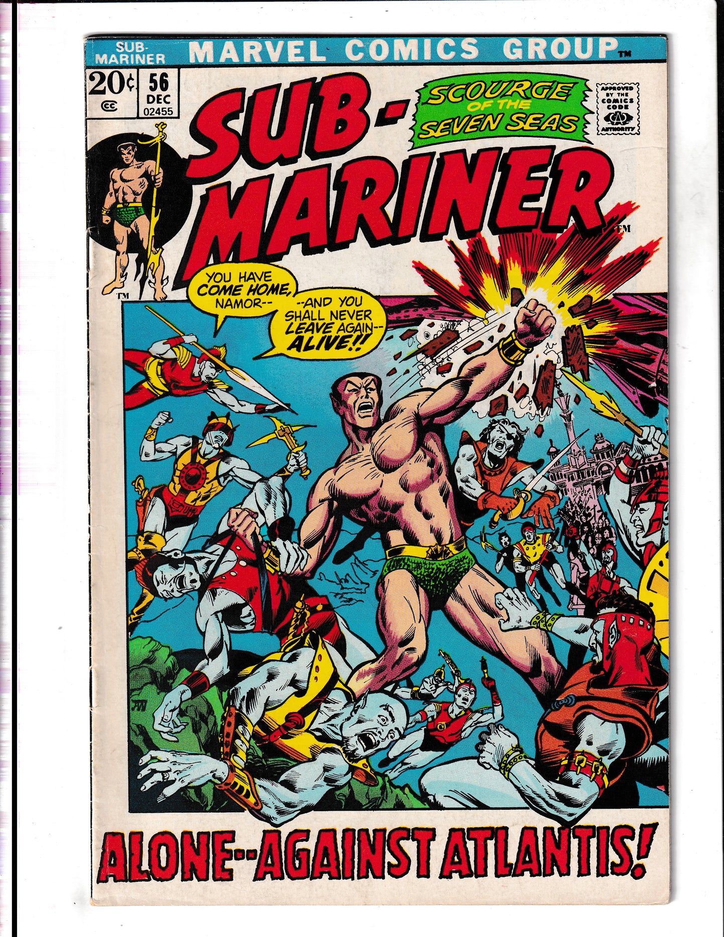 Sub-Mariners #56 (1972) Marvel Comics