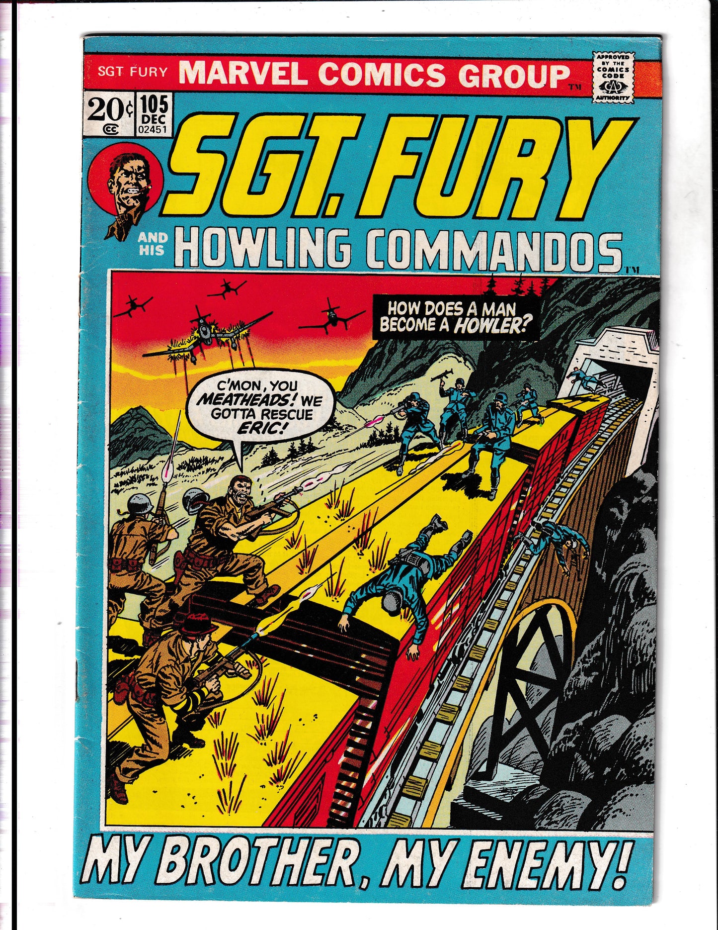 SGT Fury and His Howling Commandos #105 (1972) Marvel Comics