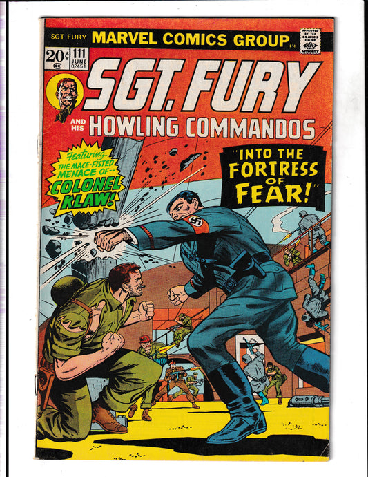 SGT Fury and His Howling Commandos #111 (1973) Marvel Comics