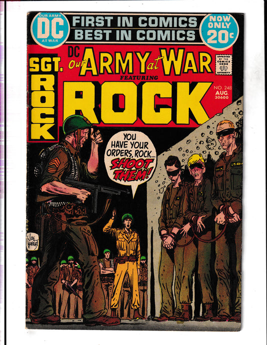 Our Army at War #248 (1972) Feat SGT Rock DC Comics