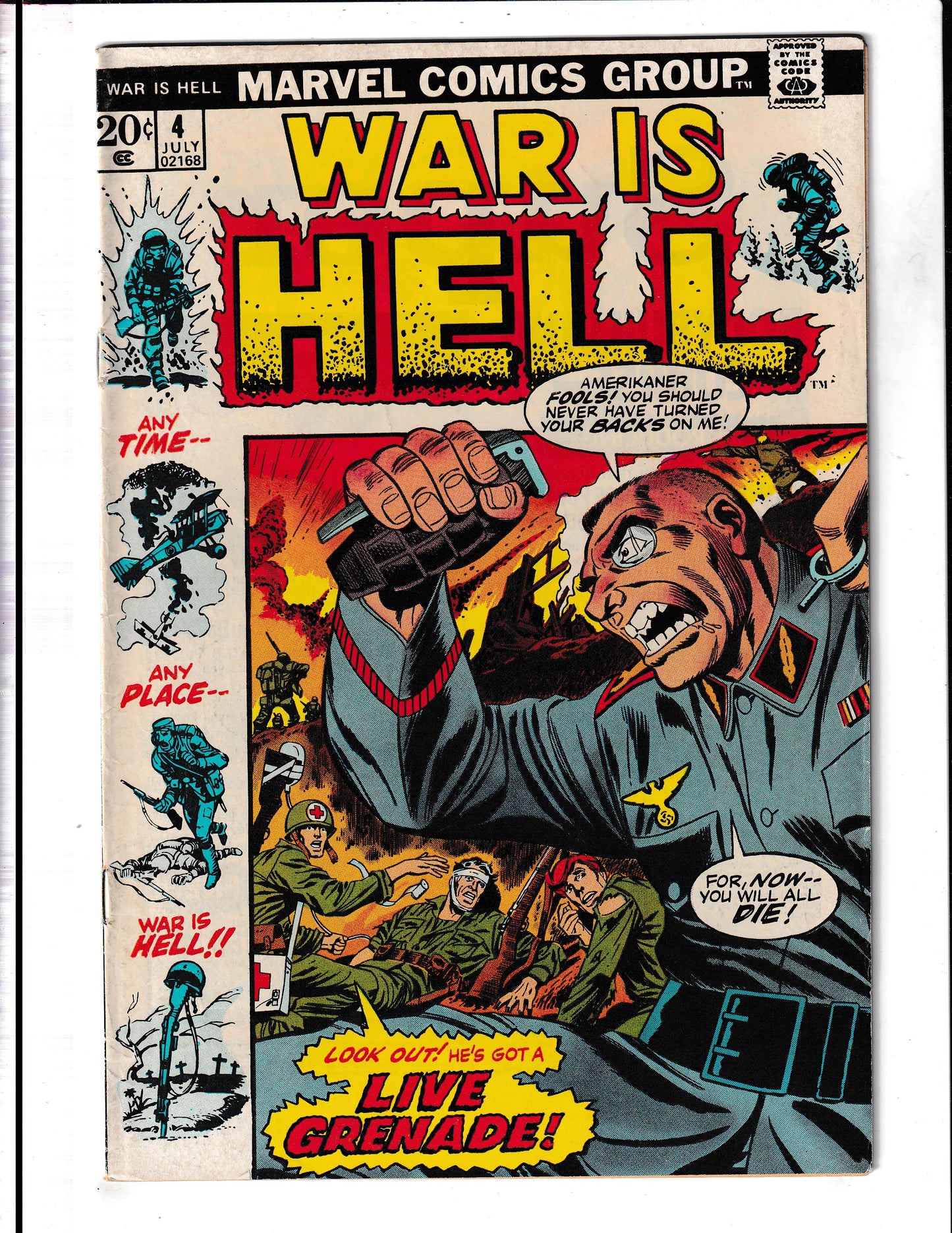 War Is Hell #4 (1973) Marvel Comics