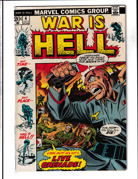 War Is Hell #4 (1973) Marvel Comics