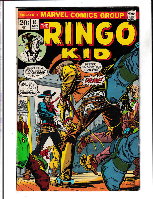 Ringo Kid #18 (1973) Marvel Comics