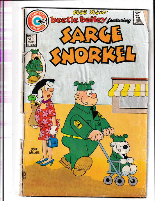 Sarge Snorkel #4 (1974) Charlton Comics