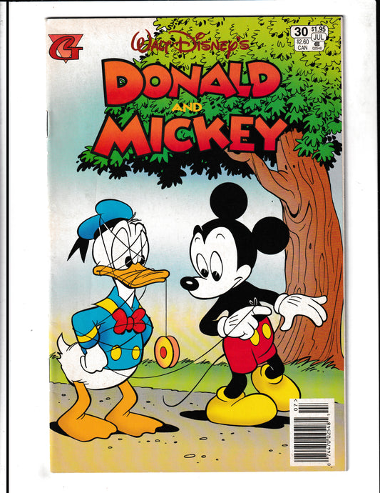 Walt Disney's Donald and Mickey #30 (1995) Last in volume Gladstone Comics