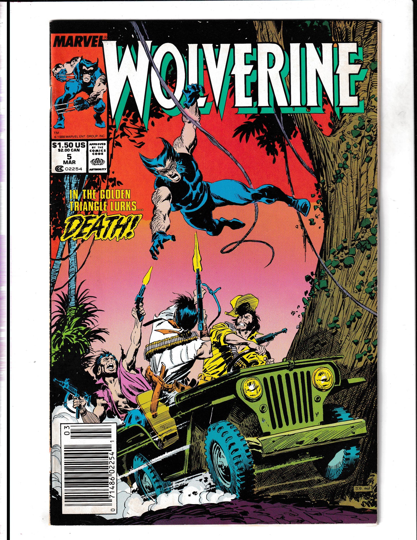 Wolverine #5 (1989) Marvel Comics