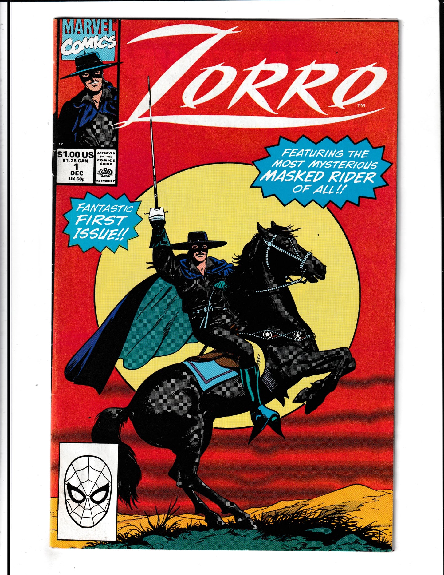 Zorro #1 (1990) Marvel Comics