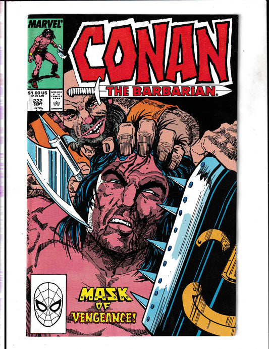 Conan the Barbarian #222 (1989) Marvel Comics