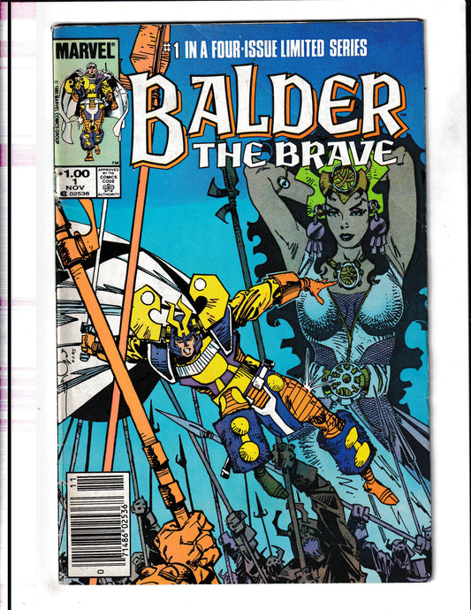 Balder and the Brave #1 (1985) Marvel Comics