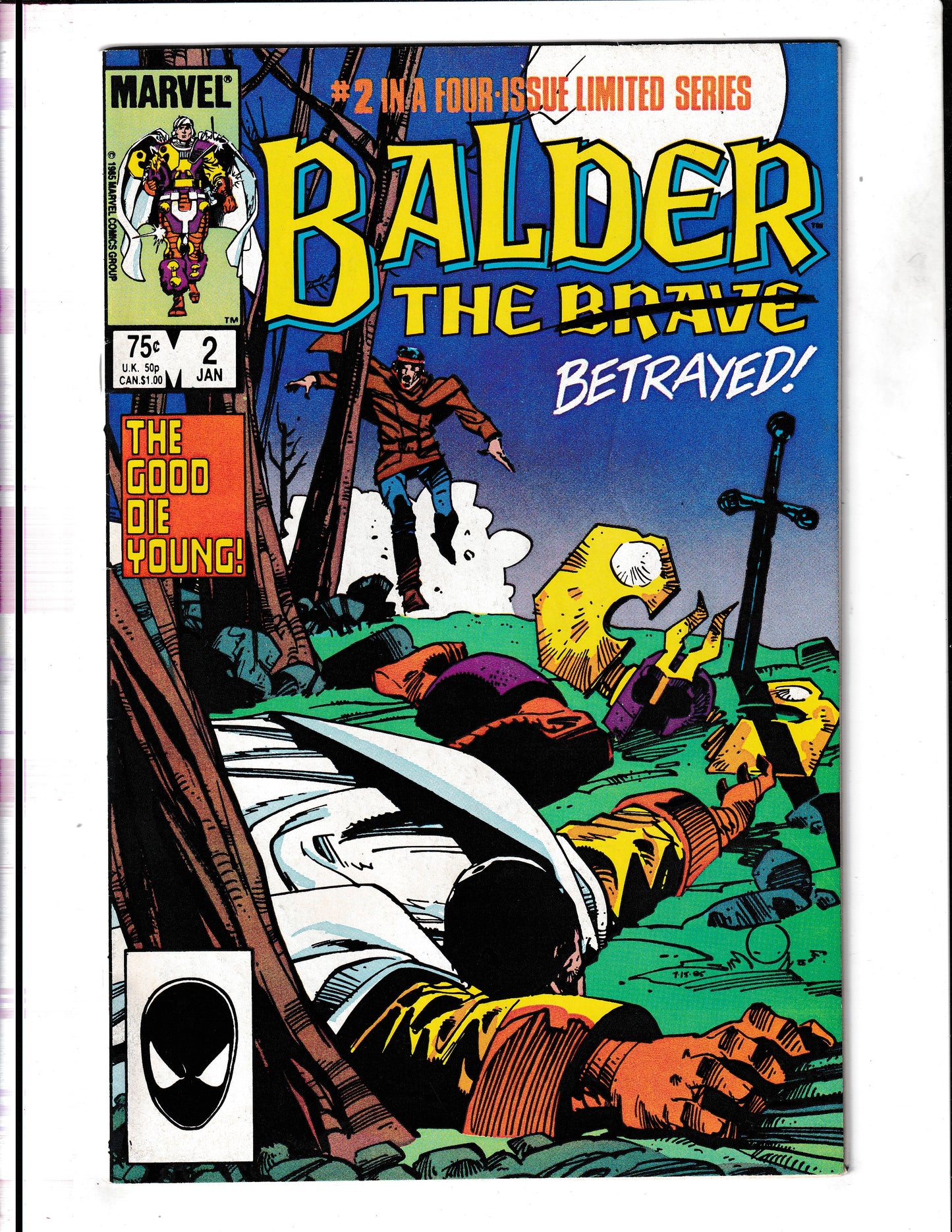 Balder and the Brave #2 (1986) Marvel Comics