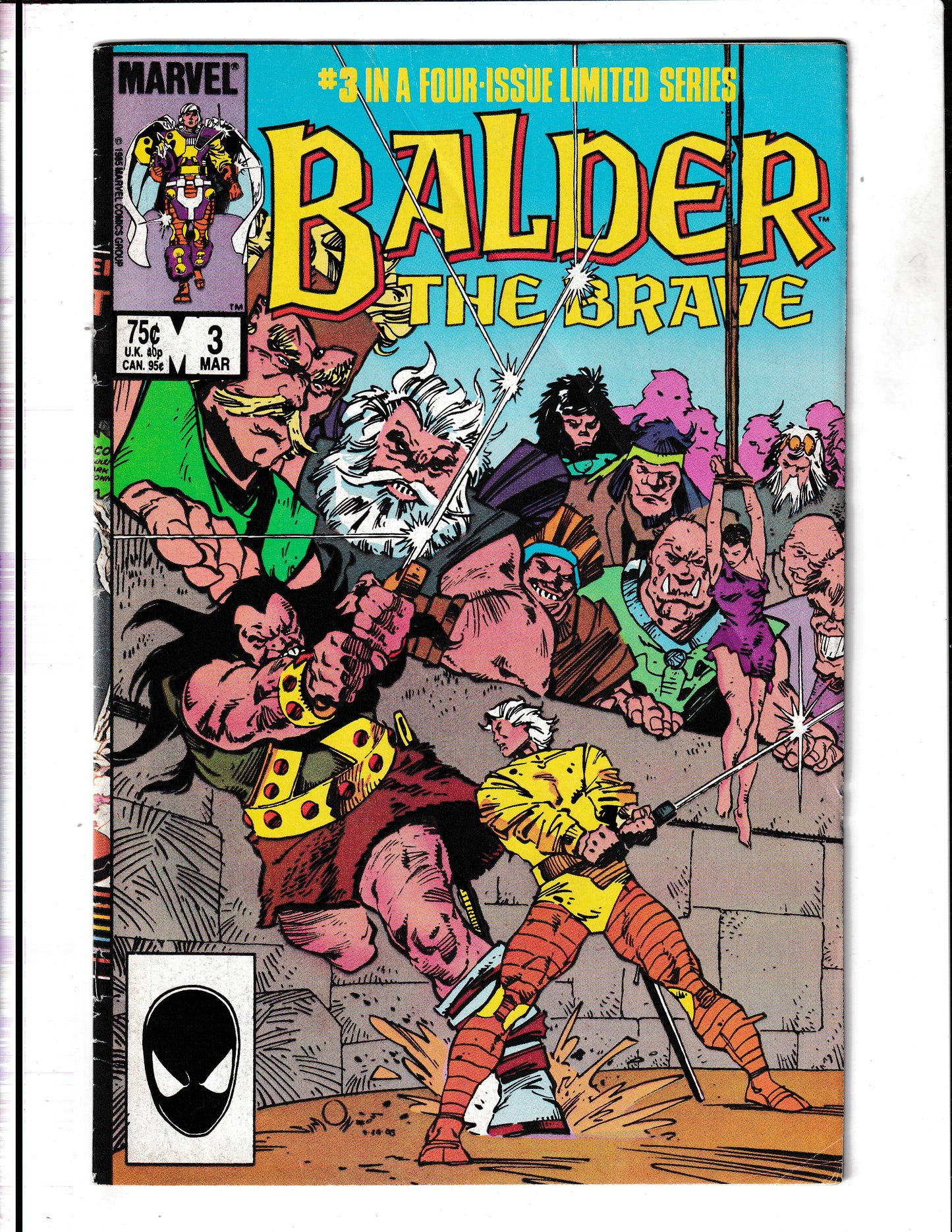 Balder and the Brave #3 (1986) Marvel Comics