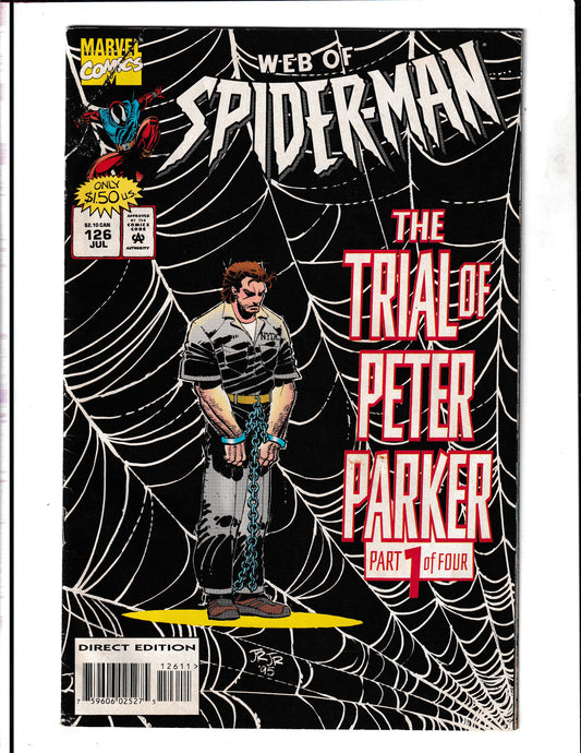 Web of Spider-Man #126 (1995) Trial of Peter Parker Pt 1 Marvel Comics