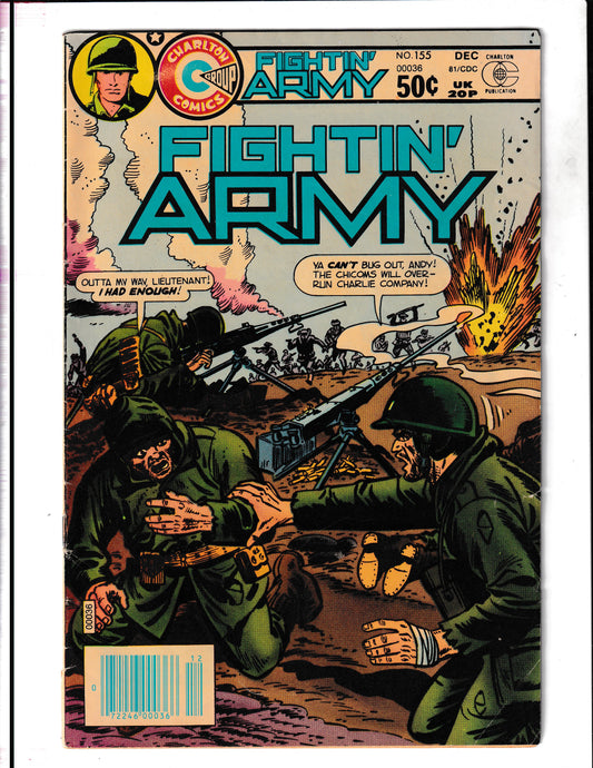 Fightin' Army #155 (1981) Charlton Comics