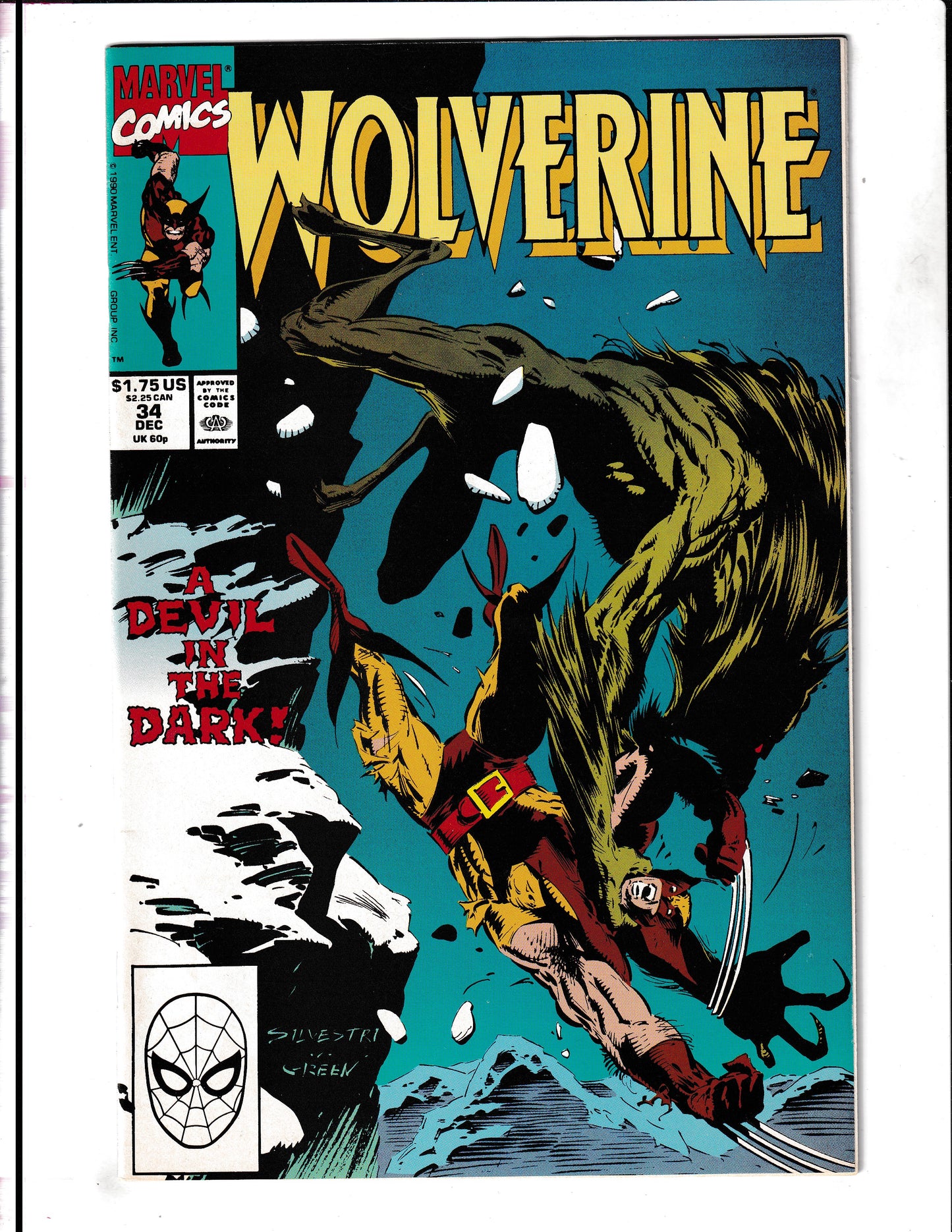 Wolverine #34 (1990) HIgh Grade Marvel Comics