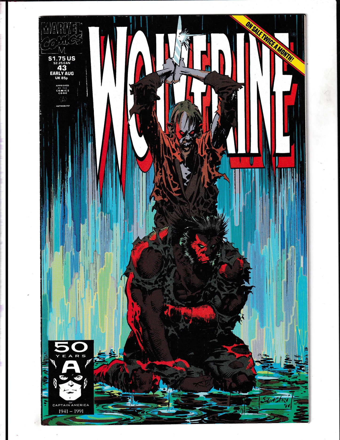 Wolverine #43 (1991) Silvestri - HIgh Grade Marvel Comics