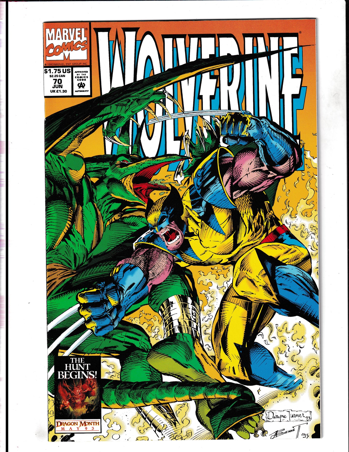 Wolverine #70 (1993) HIgh Grade Marvel Comics