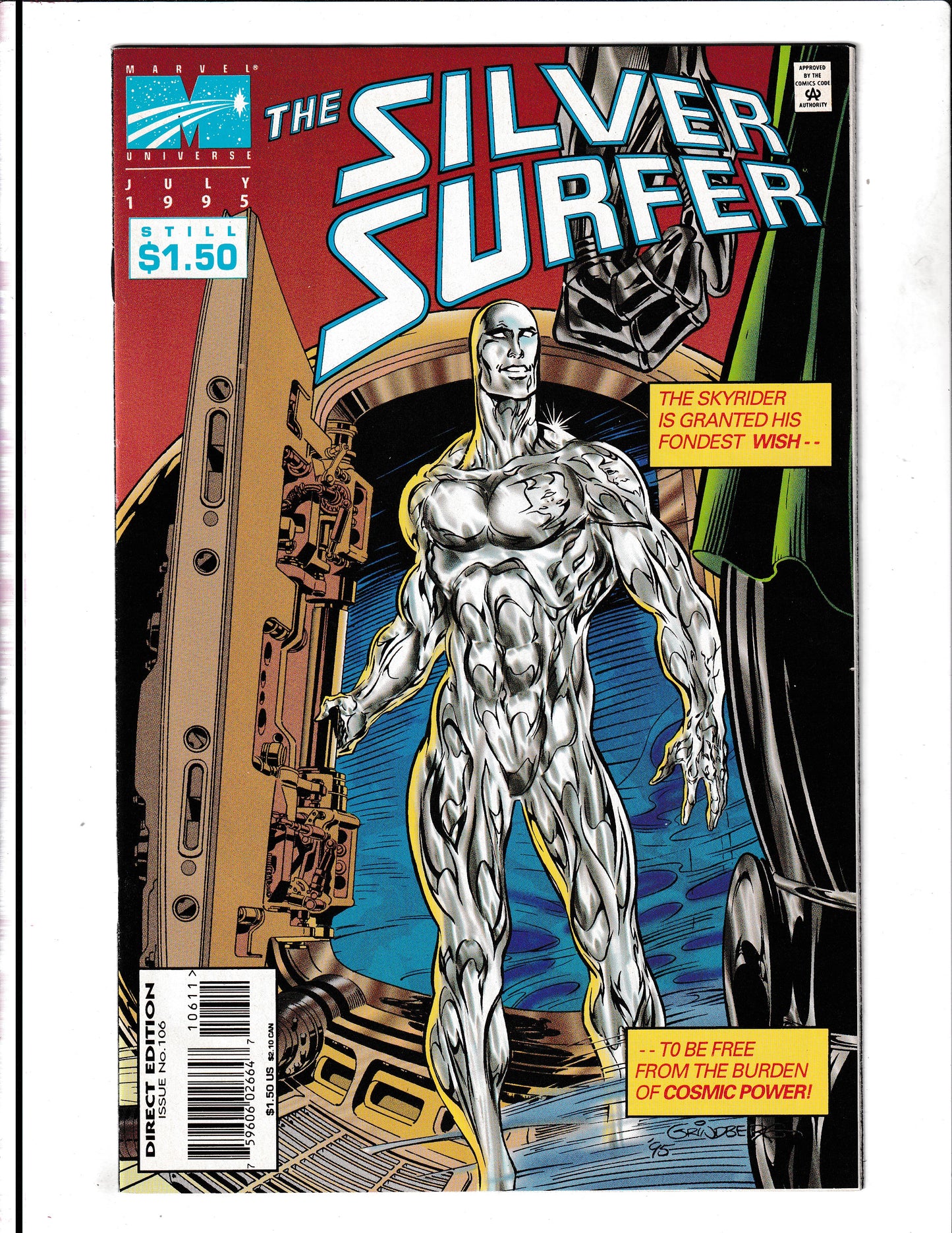 Silver Surfer #106 (1995) Low Print Run - High Grade Marvel Comics