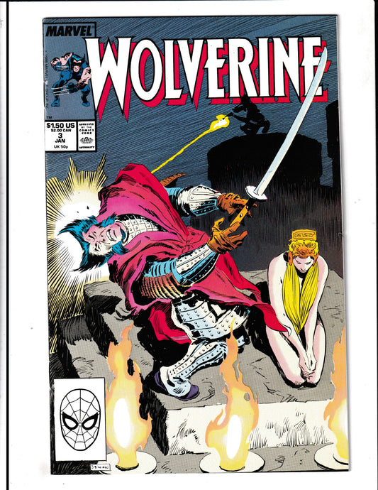 Wolverine #3 (1989) High Grade Marvel Comics