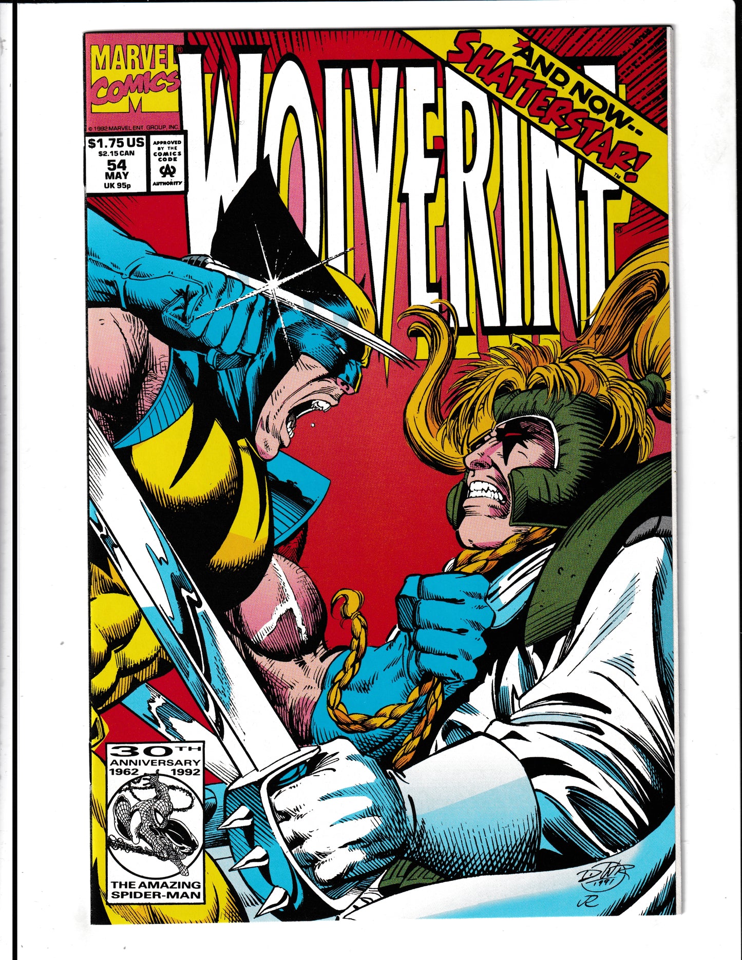 Wolverine #54 (1992) High Grade Marvel Comics