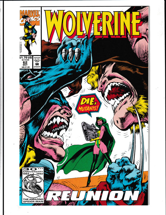 Wolverine #62 (1992) High Grade Marvel Comics