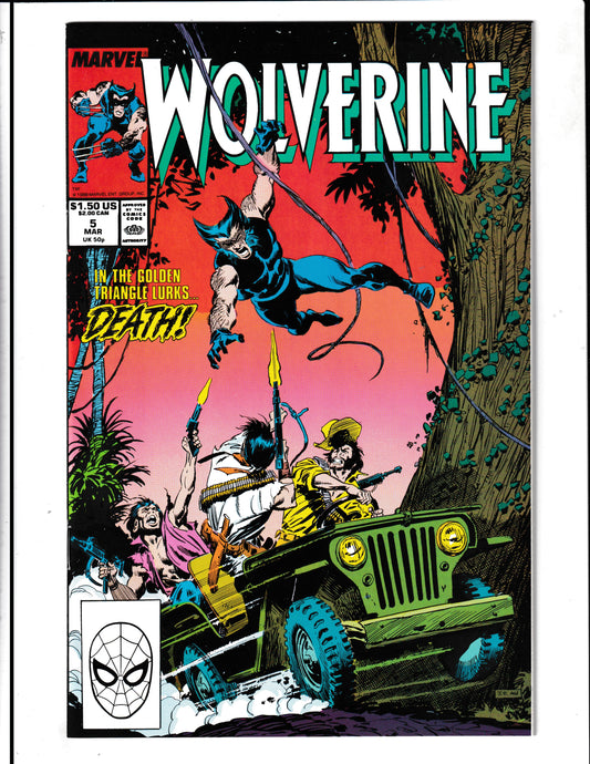 Wolverine #5 (1989) High Grade Marvel Comics