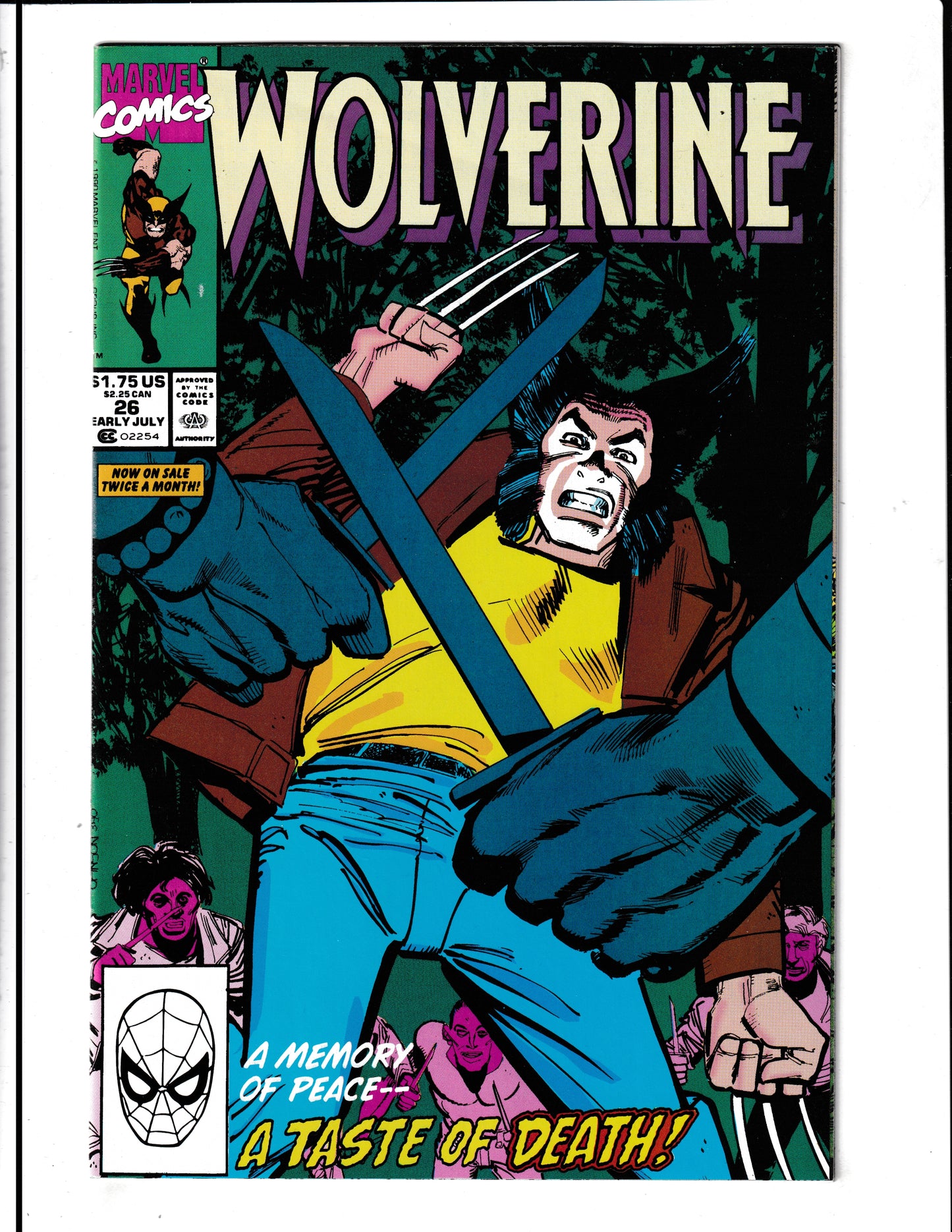 Wolverine #26 (1990) Marvel Comics