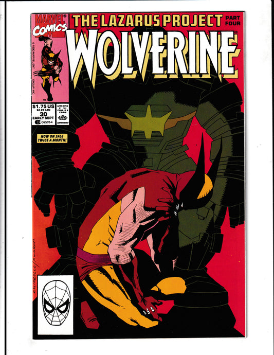 Wolverine #30 (1990) High Grade Marvel Comics