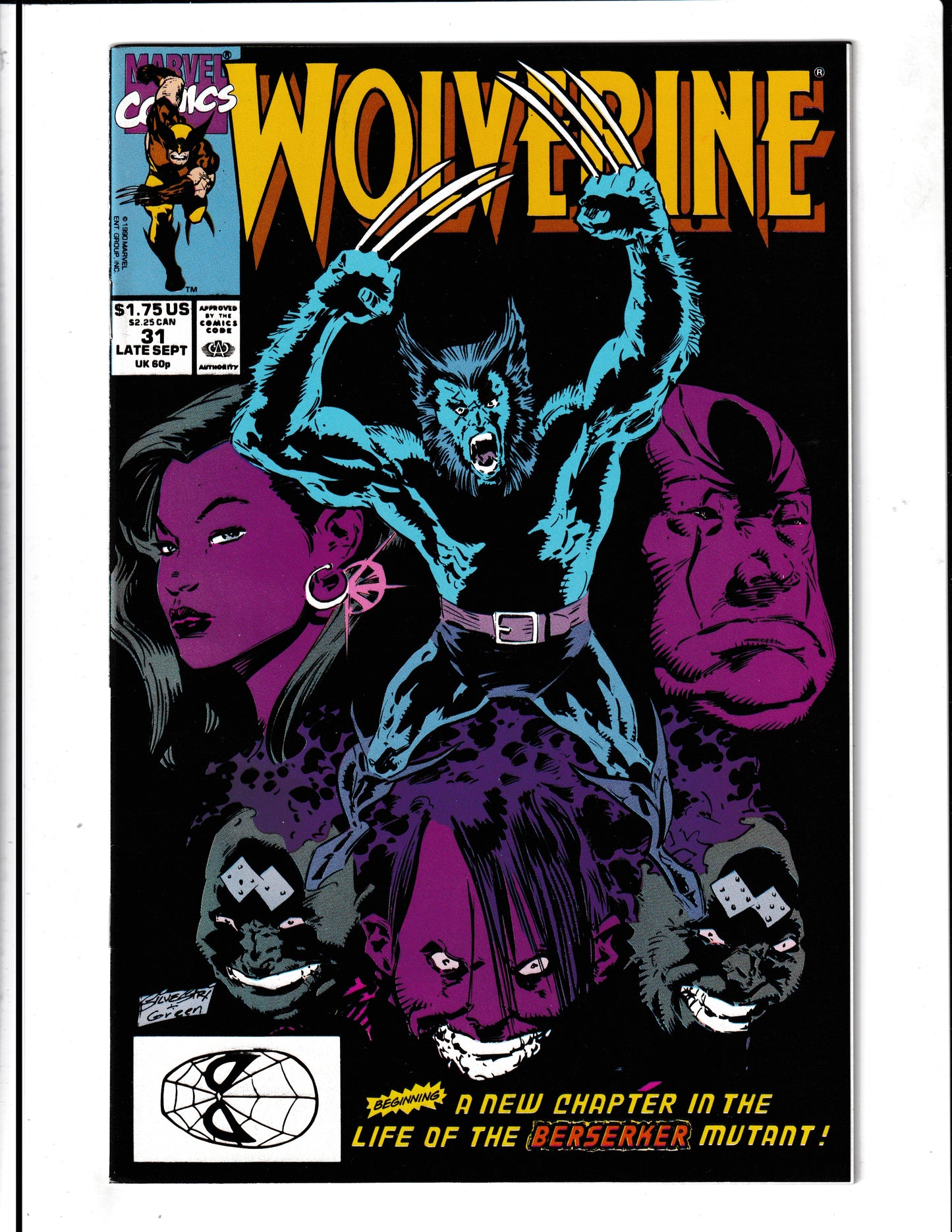 Wolverine #31 (1990) High Grade Marvel Comics