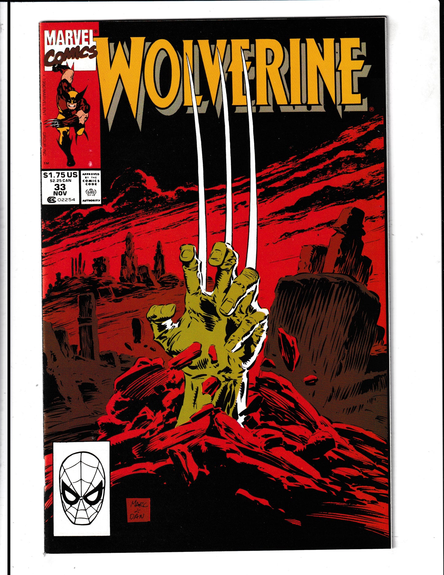 Wolverine #33 (1990) High Grade Marvel Comics