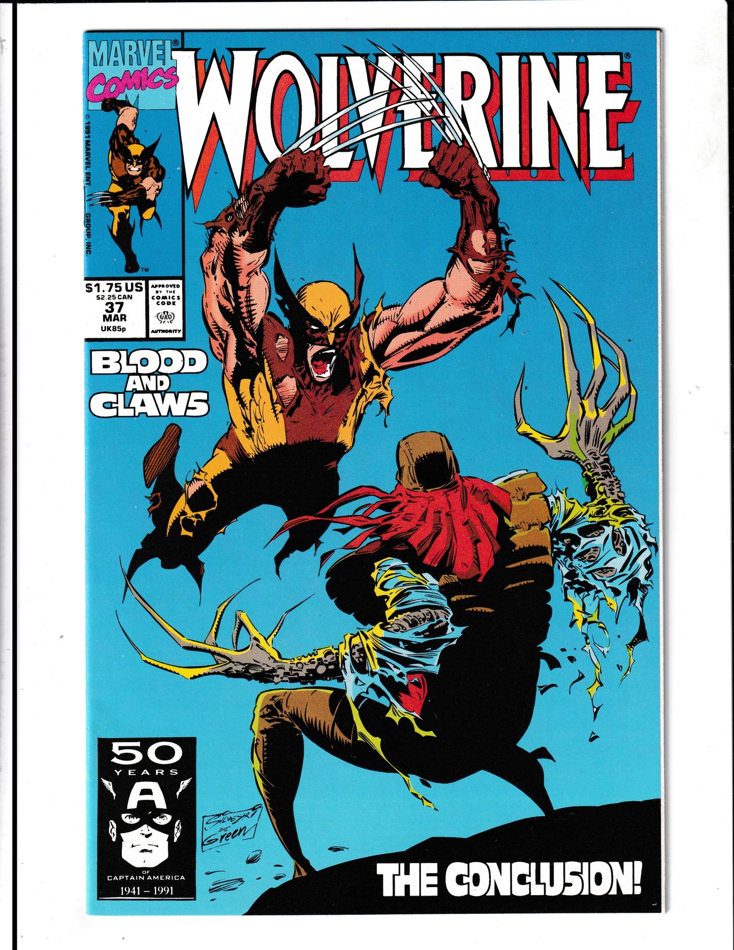 Wolverine #37 (1991) High Grade Marvel Comics