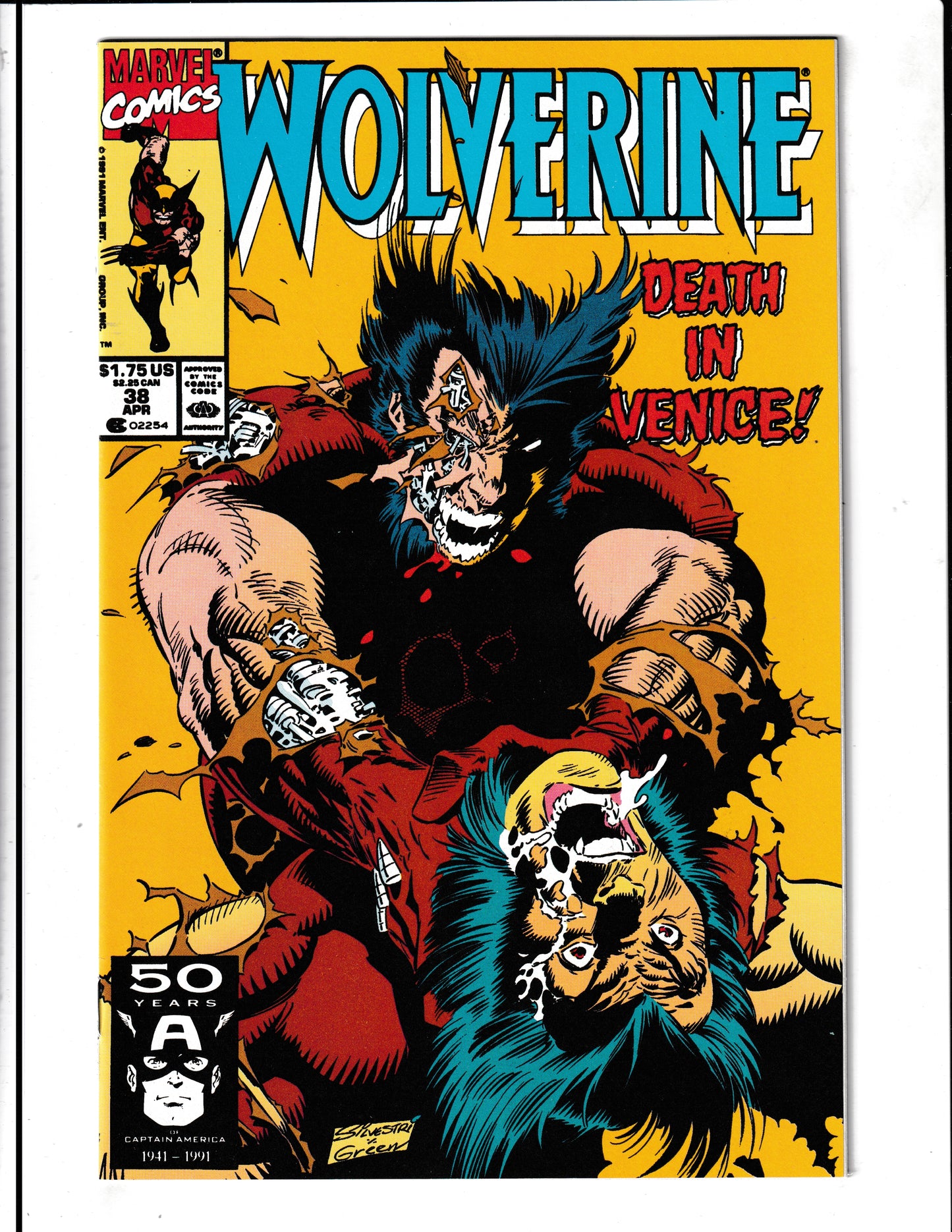 Wolverine #38 (1991) High Grade Marvel Comics