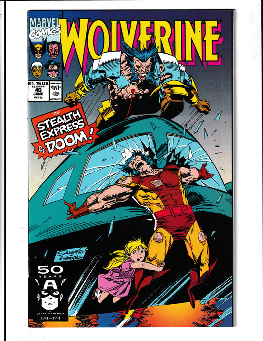 Wolverine #40 (1991) High Grade Marvel Comics