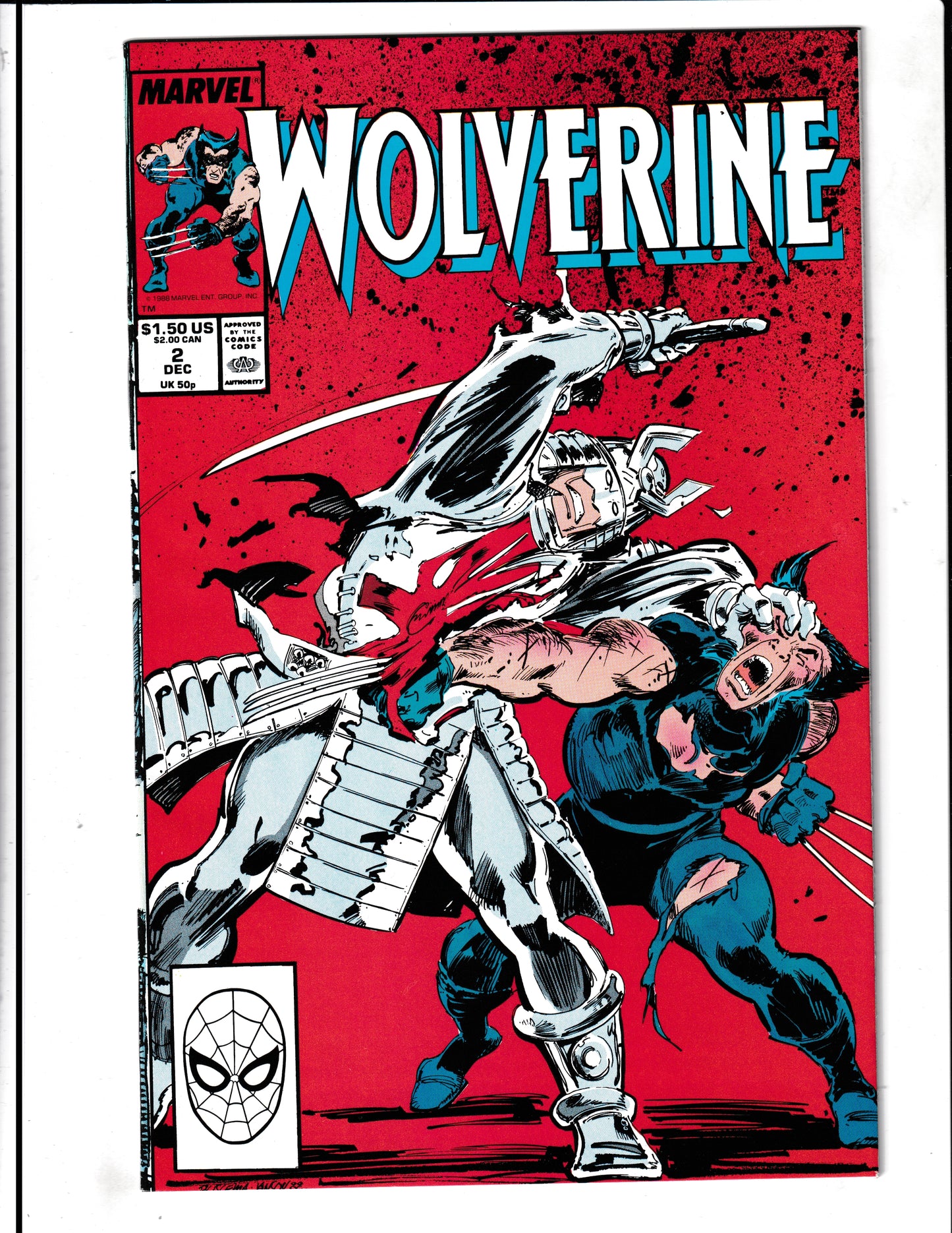 Wolverine #2 (1988) 1st Muramasa Blade - High Grade Marvel Comics