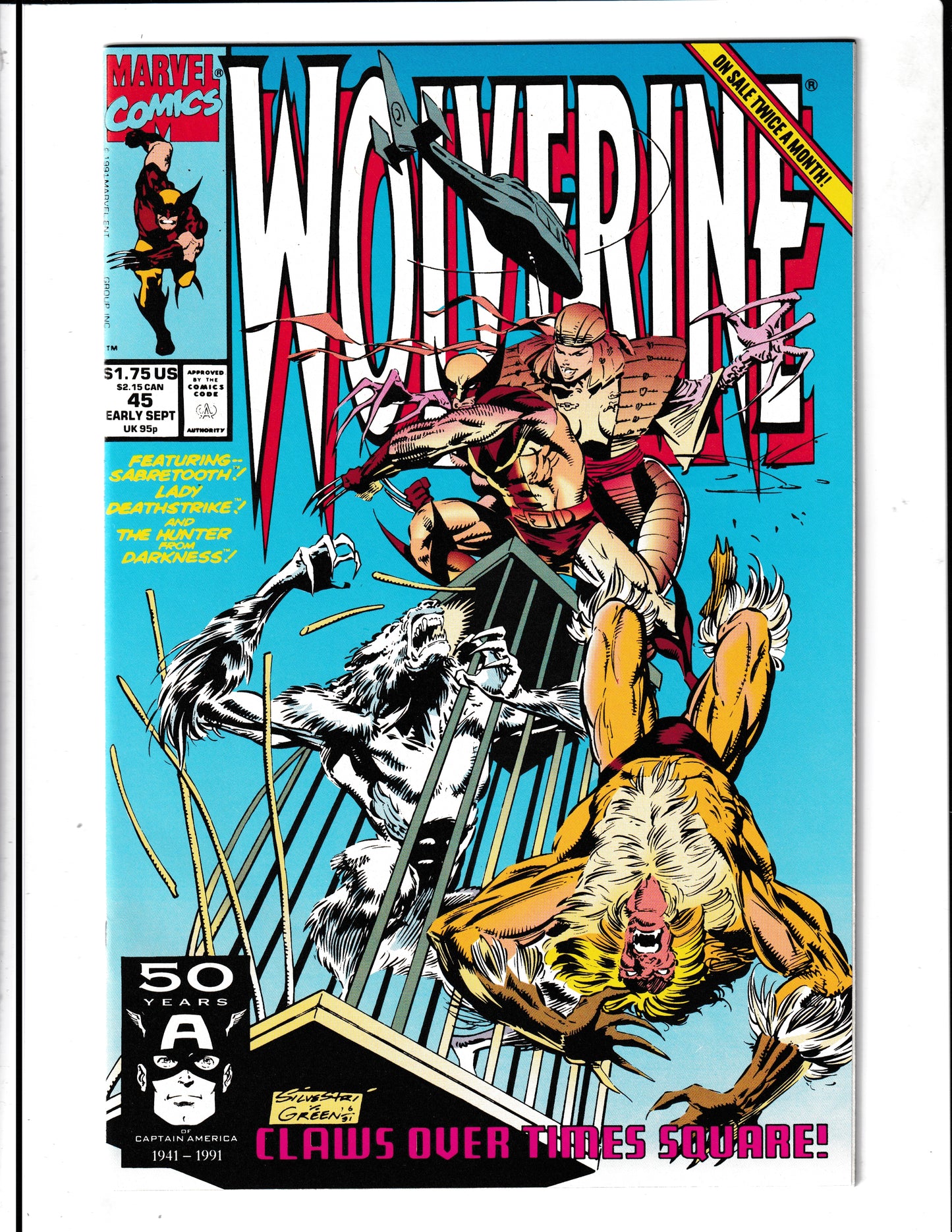 Wolverine #45 (1991) High Grade Marvel Comics