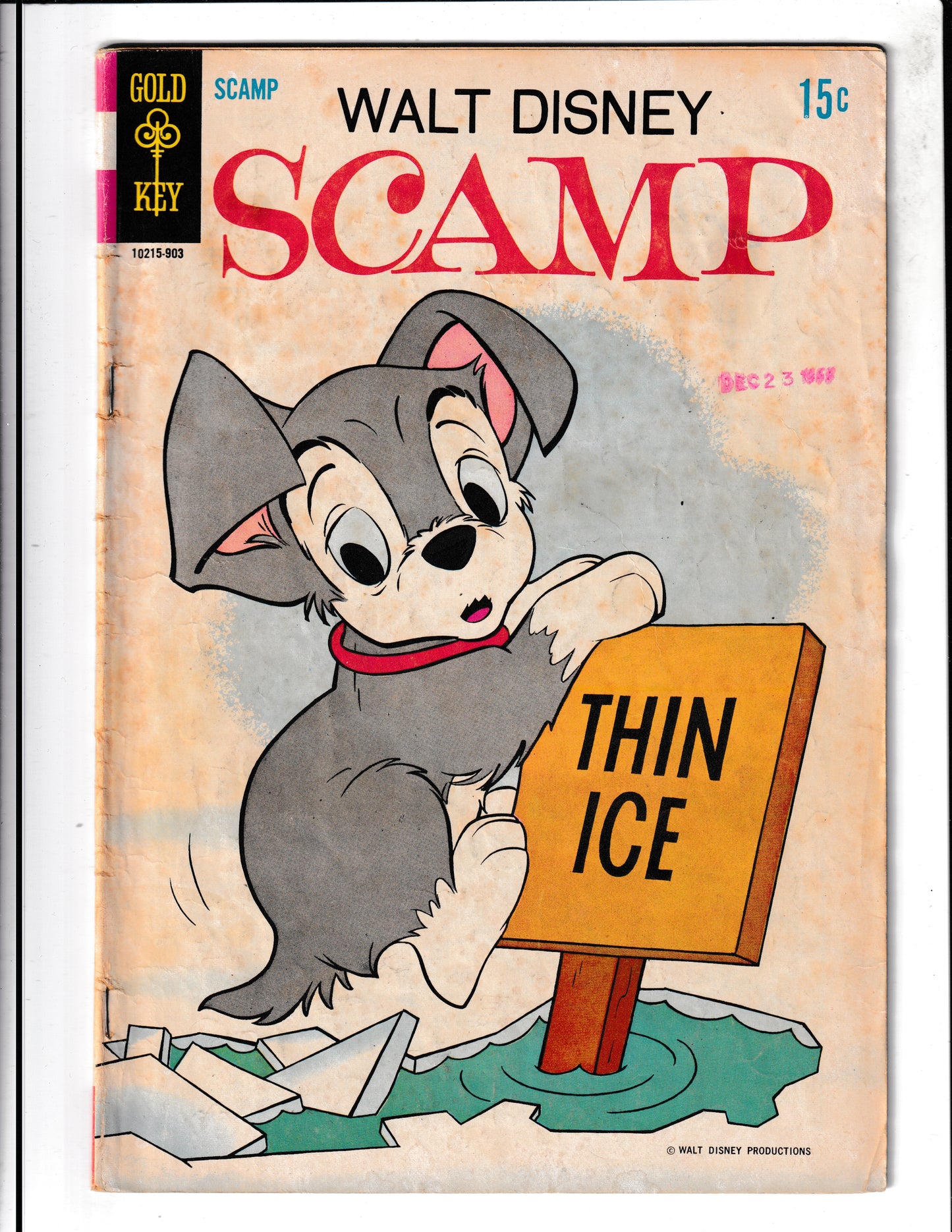 Waly Disney Scamp #2 (1969) Gold Key Comics