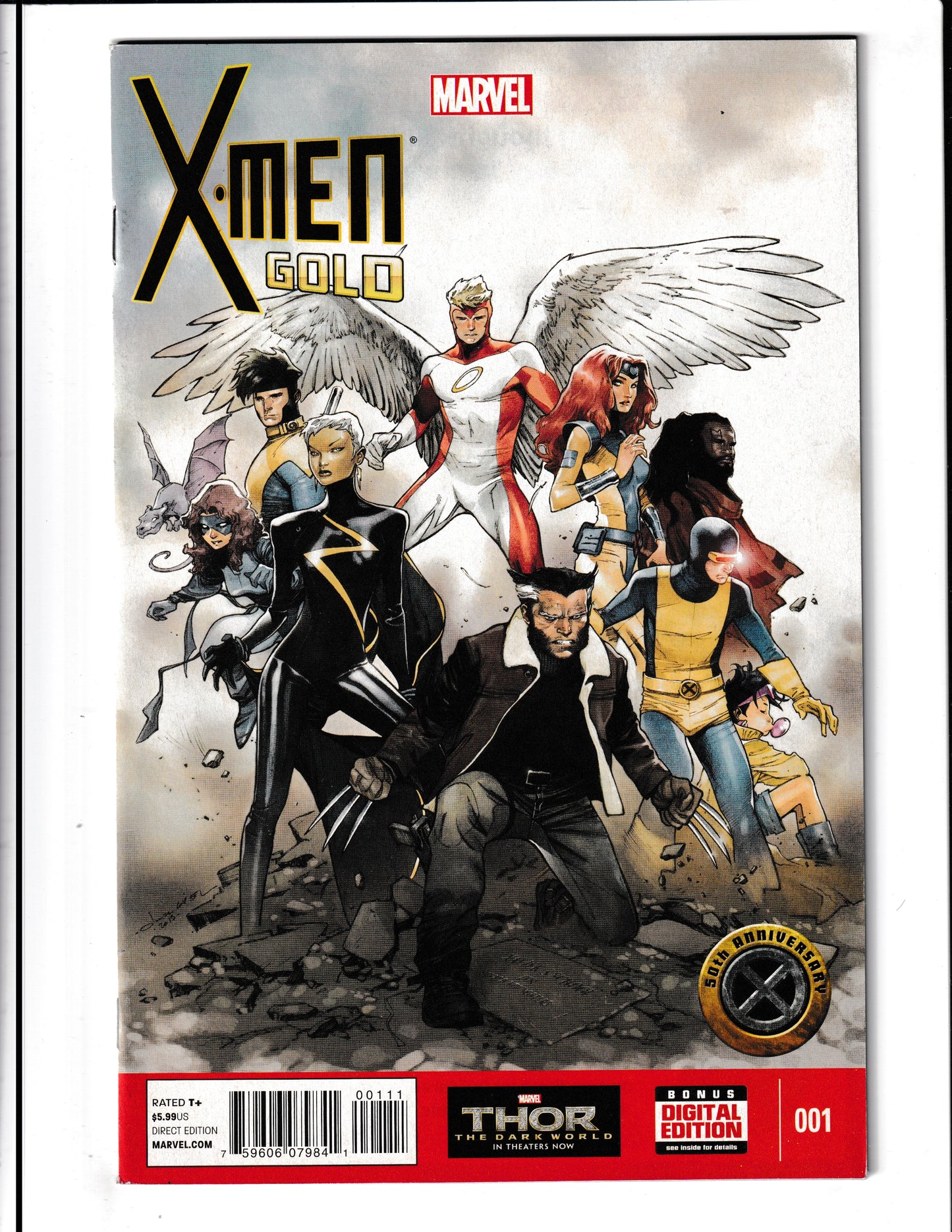 X-Men Gold #1 (2014) 50th Anniversary of the X-Men Marvel Comics