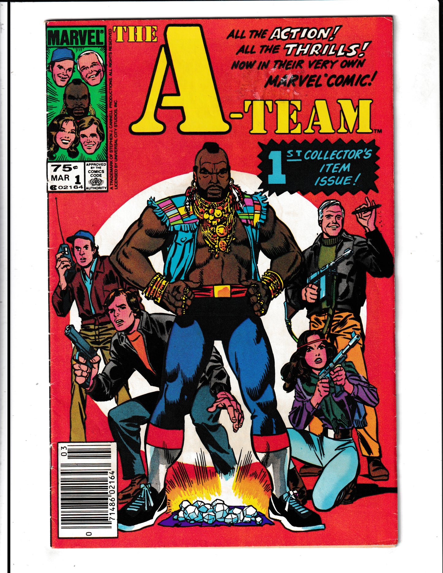 A-Team #1 (1984) Canadian Newsstand Marvel Comics