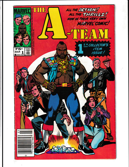 A-Team #1 (1984) Canadian Newsstand Marvel Comics