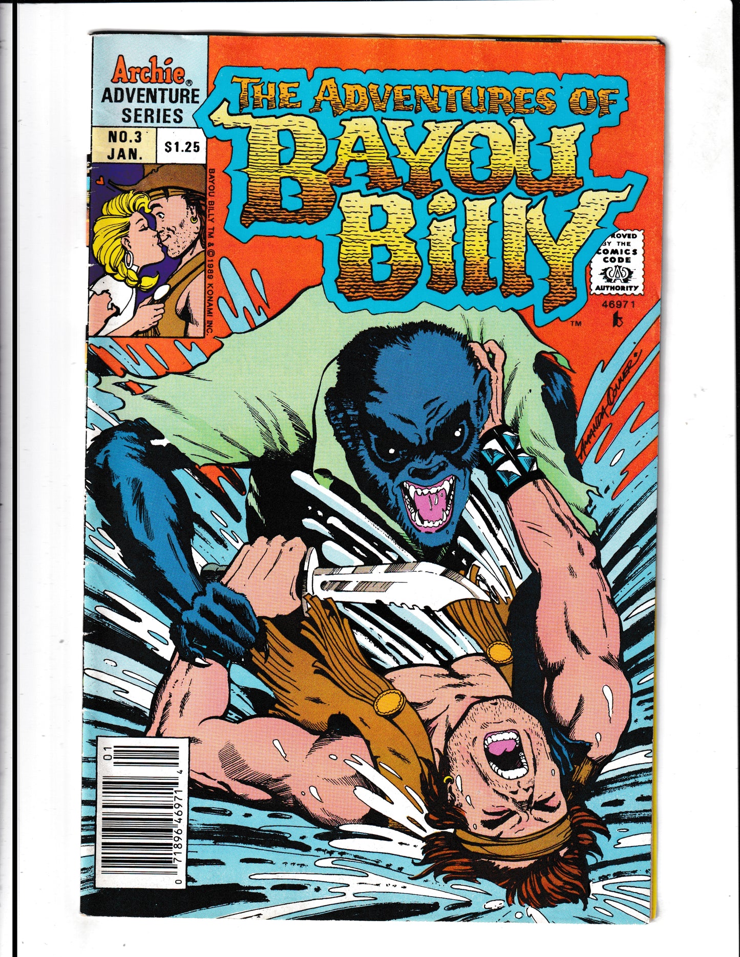 Adventures of Bayou Billy #3 (1990) Archie Comics