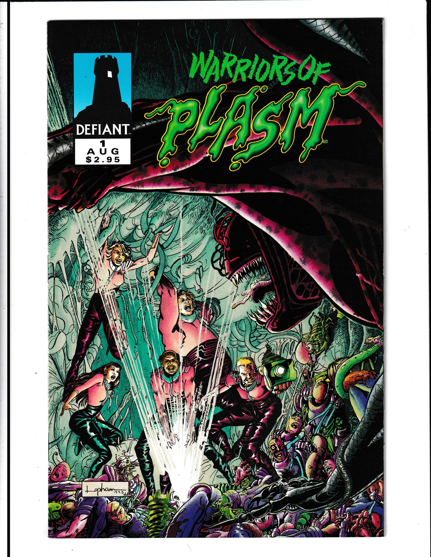 Warriors of Plasm #1 (1993) Defiant Comics