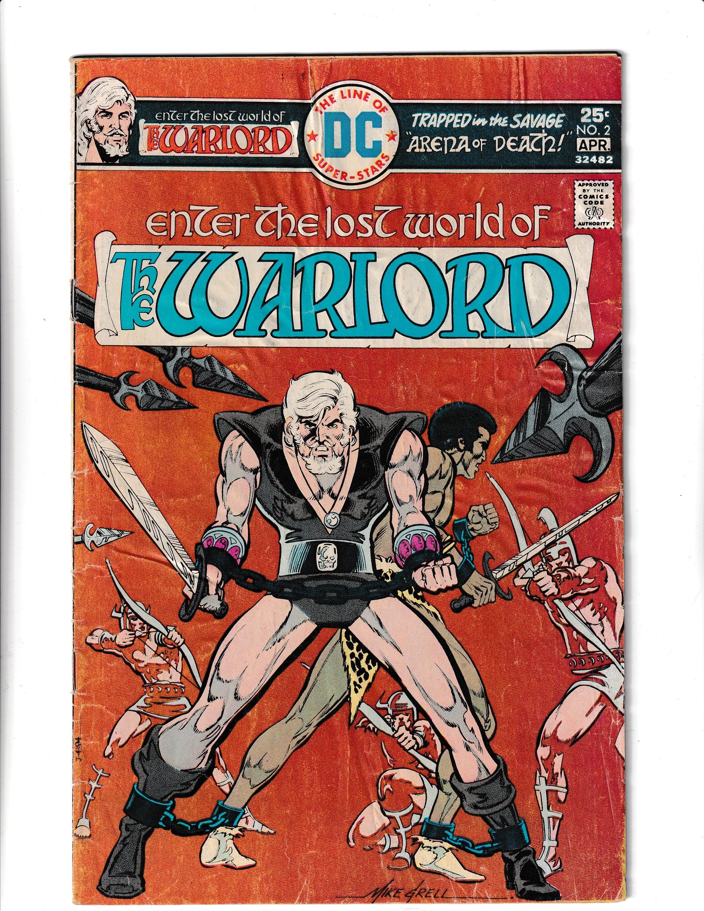 Warlord #2 (1976) 1st Appearance of Machiste DC Comics