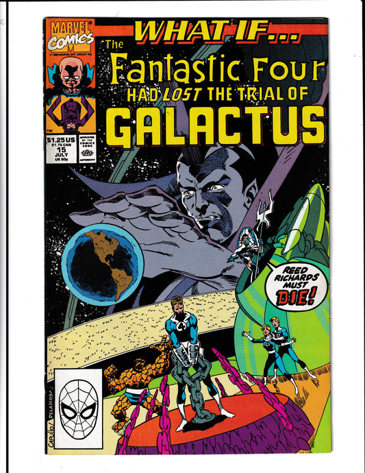 What If... #15 (1990) Fantastic Four Lost Trial Of Galactus Marvel Comics